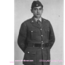 الدكتور اكرم نشات ابراهيم ملازم في الجيش سنة 1939