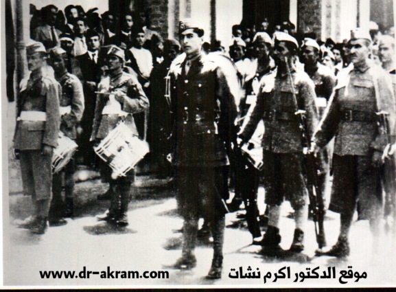 الملازم اكرم نشات في حرس الشرف ثورة مايس 1941